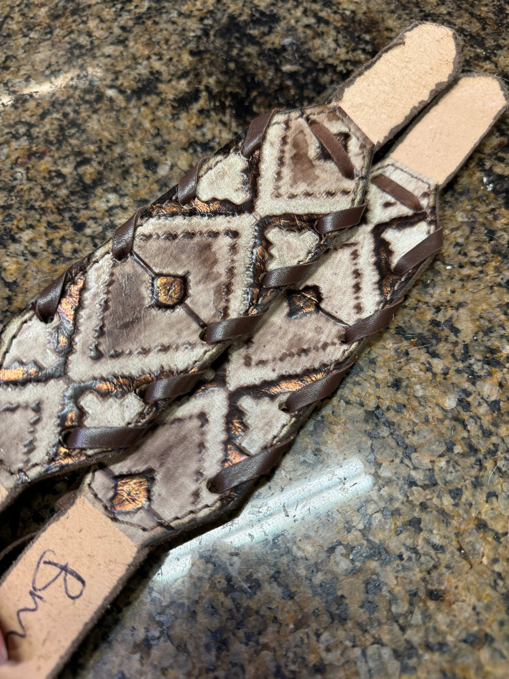 “Finish Your Own Way” Halter (Ivory Navajo)