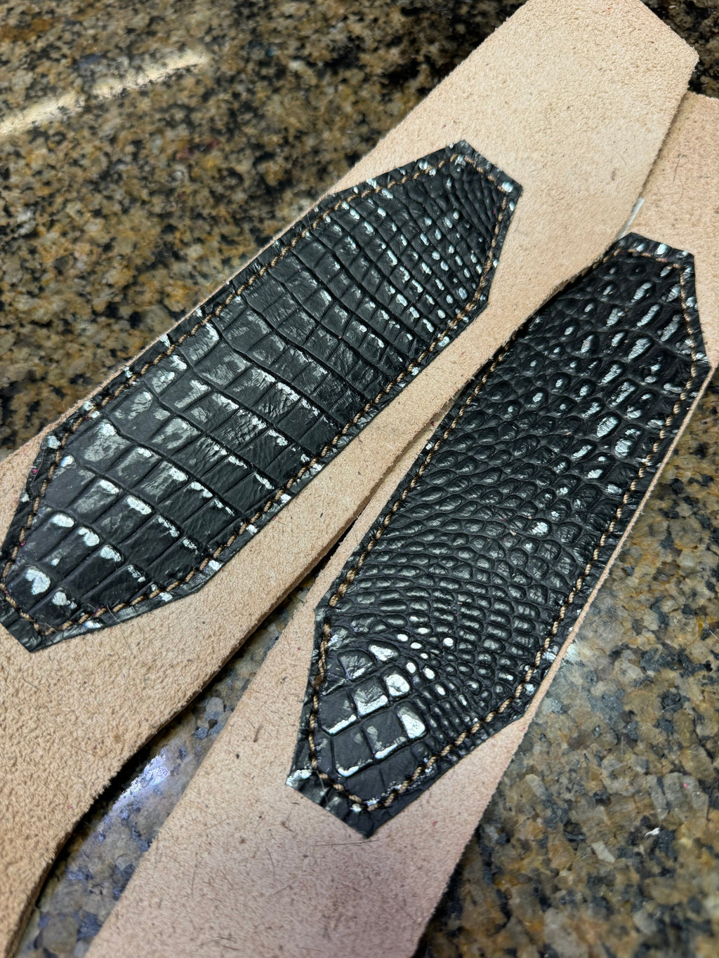 “Finish Your Own Way” Halter (Black and Silver)