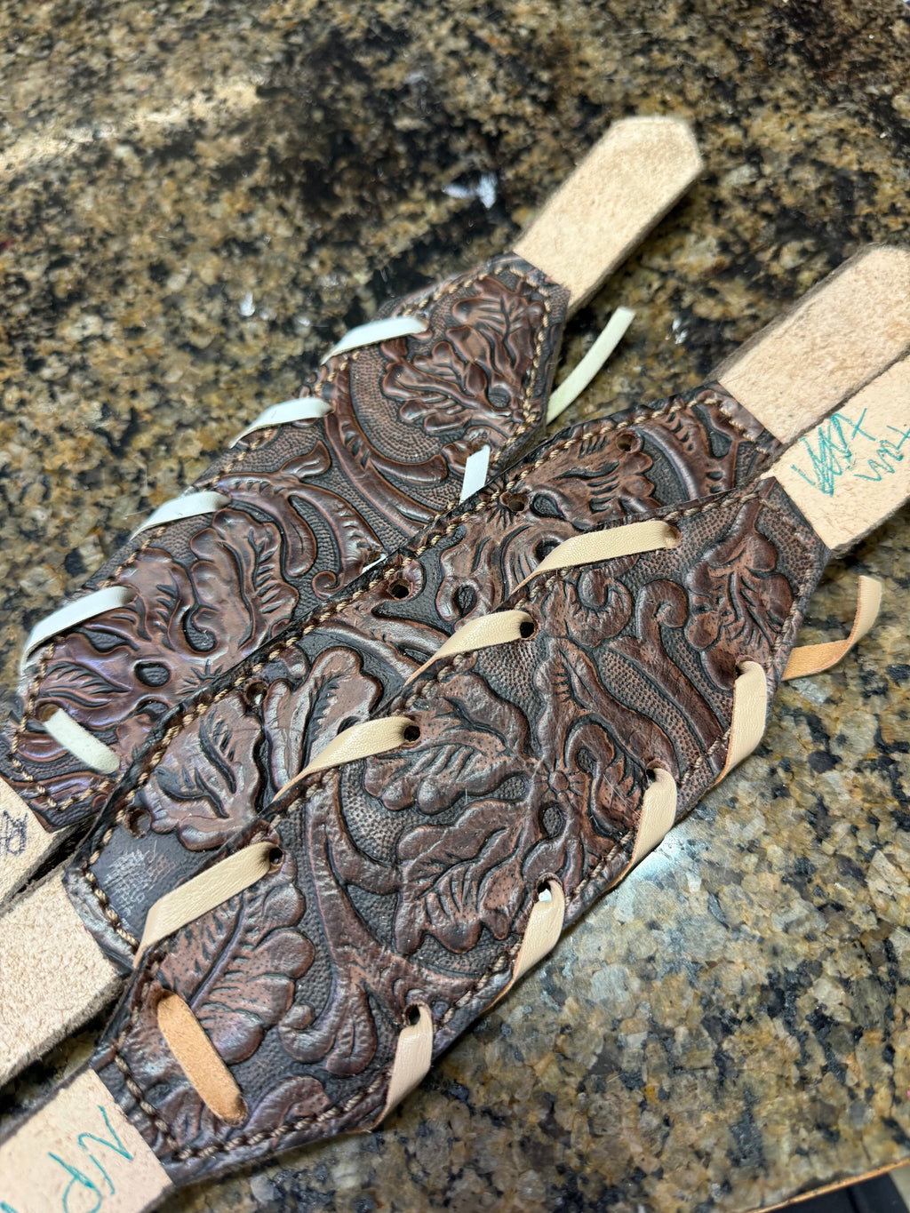 “Finish Your Own Way” Halter (Indios Tooled)