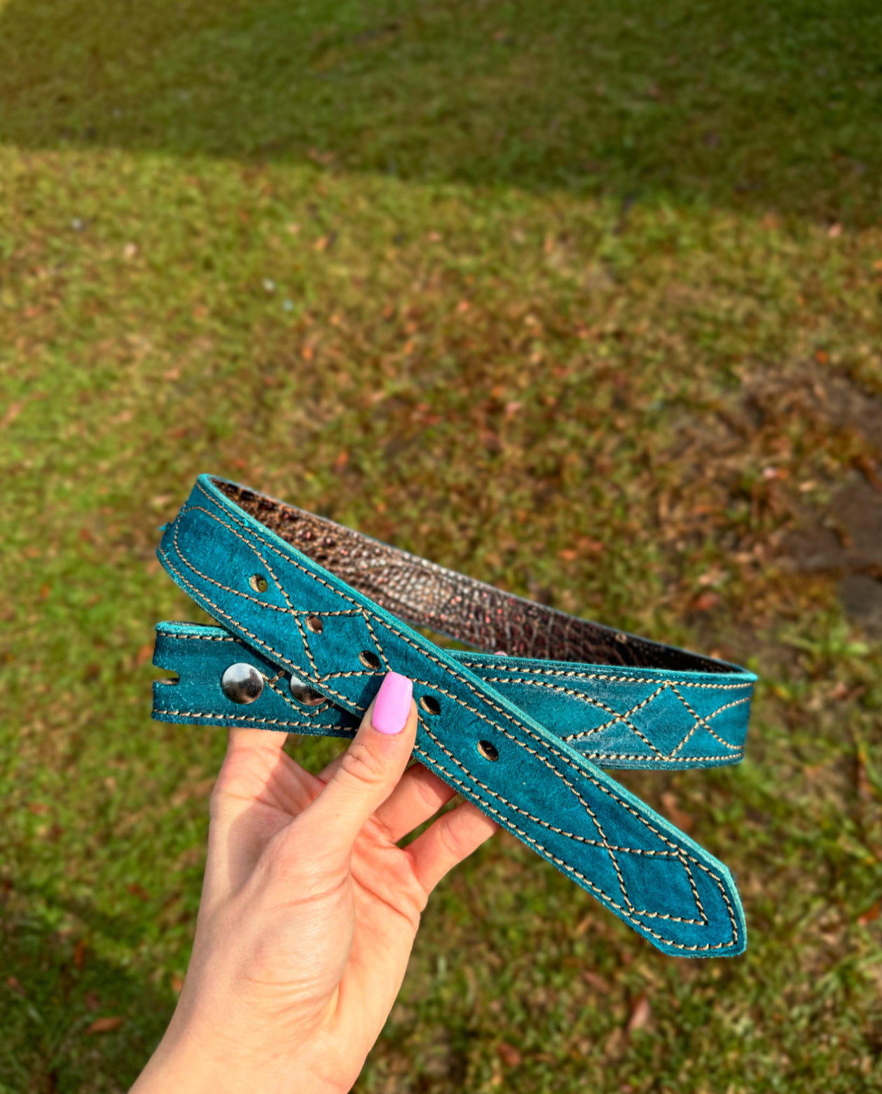 Custom Bootstitched Belt