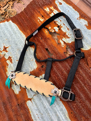 Natural Roughout Buckle Halter