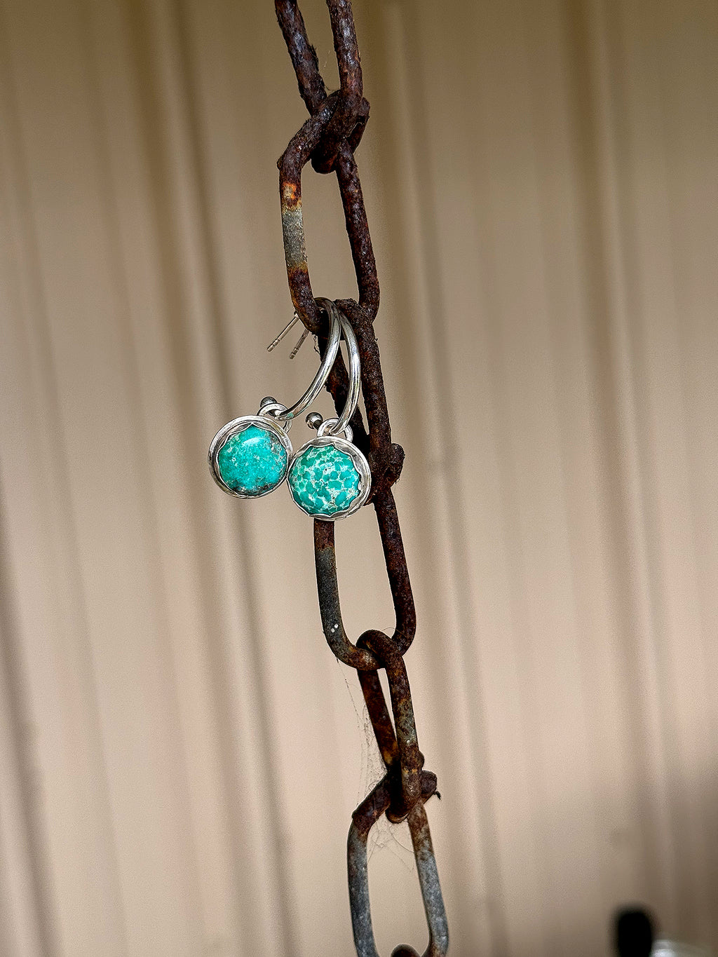 Quick Change Hoop Earrings with Swappable Stones (Small)