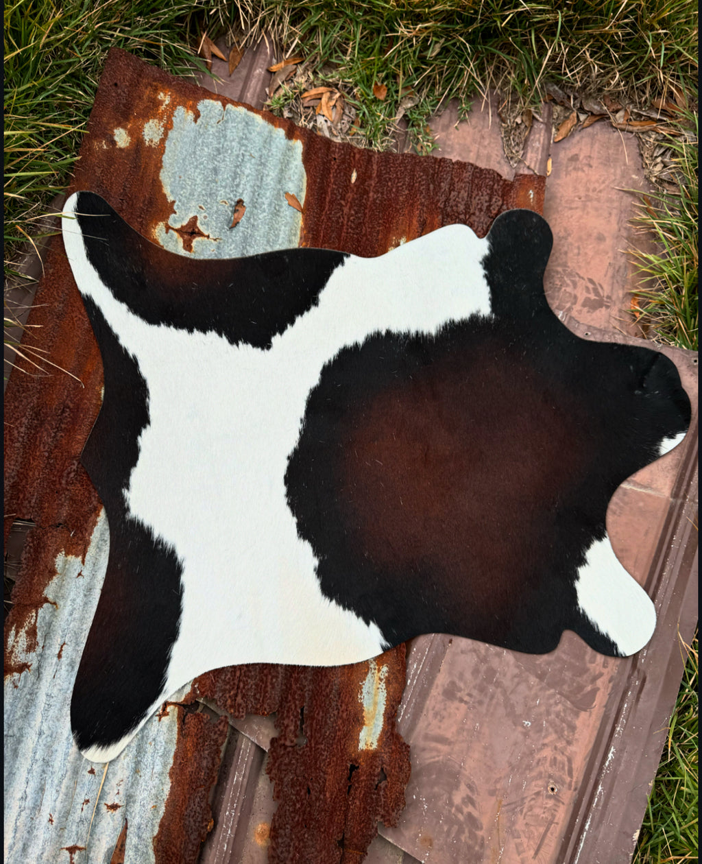 Tricolor Calf Hide