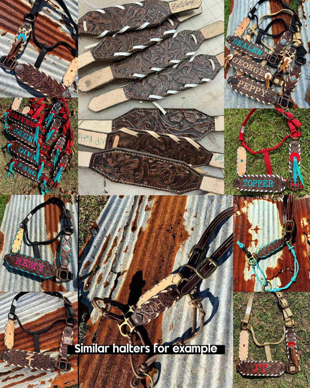 “Finish your own way” Halter (Indios Tooled)