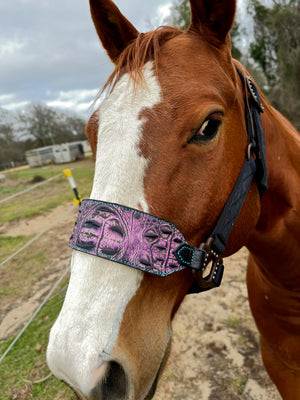 Purple Gator Buckle Halter