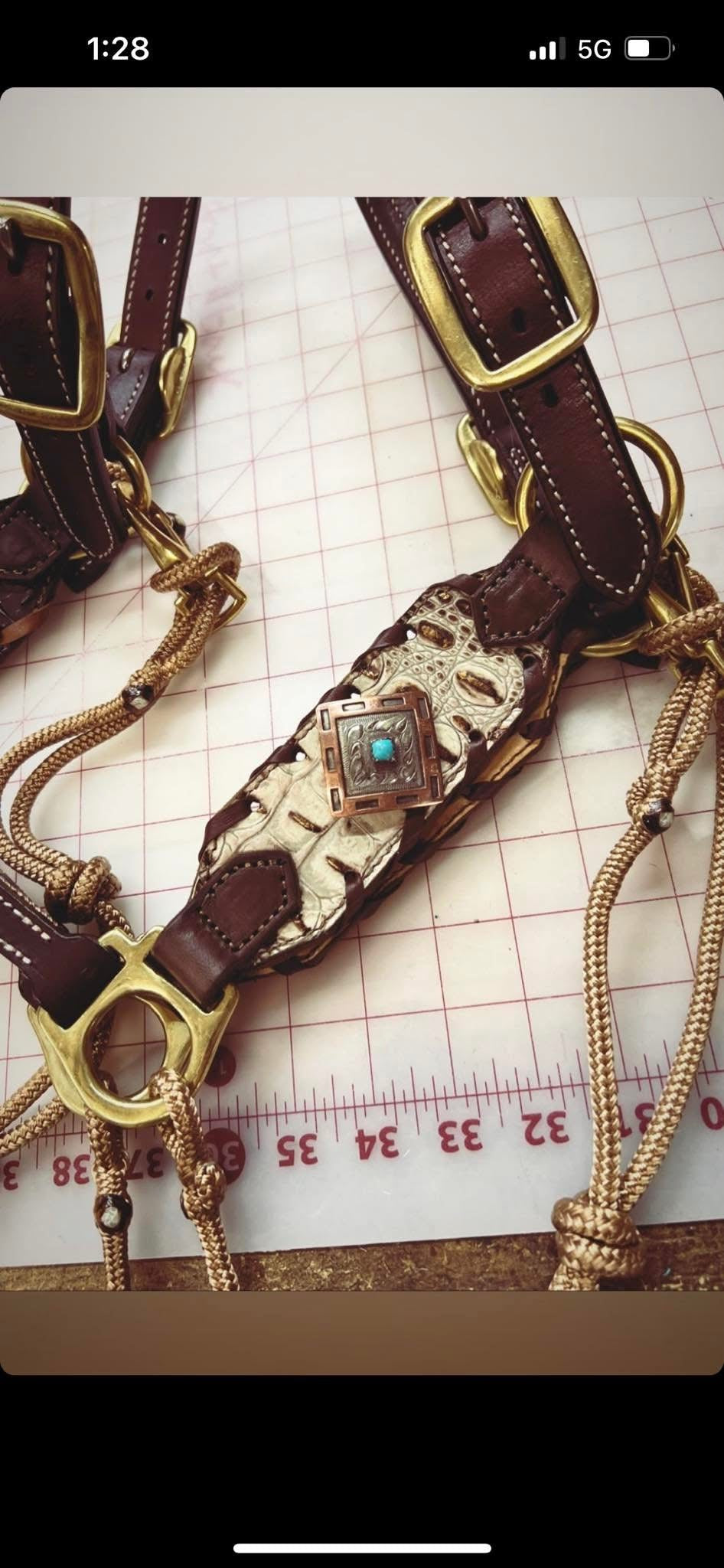 “Finish your own way” Halter (Ivory Gator 2)