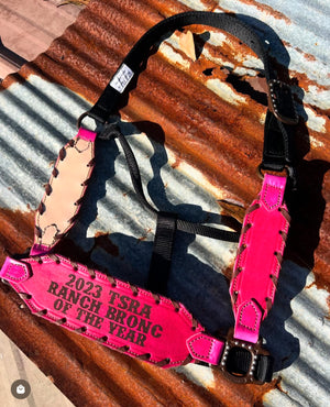 “Finish your own way” Halter (Pink Roughout)