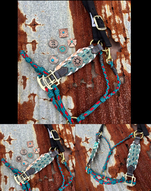 Turquoise Sea Gator Hybrid Halter