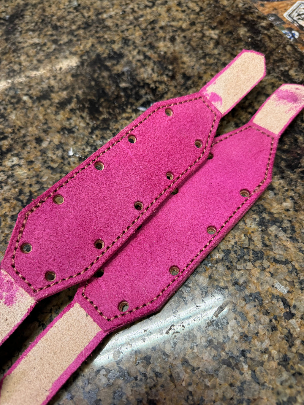 “Finish Your Own Way” Halter (Pink Roughout)