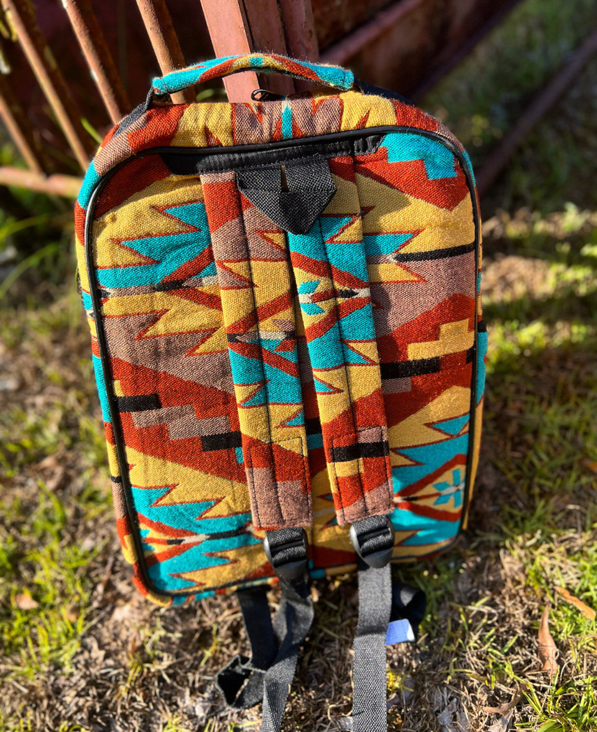 Old West Backpack (Turquoise)