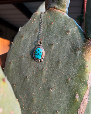 Authentic Turquoise Pendant & Chain