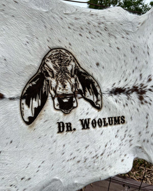 Custom Engraved Calf Hide