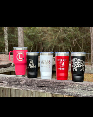 Custom Engraved Tumbler Cups